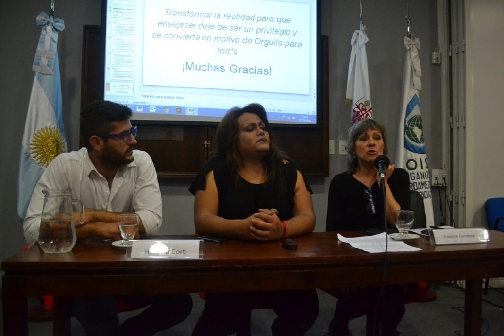 ALGEC presente en la Primera Jornada de Debate de Derechos Humanos  y vejeces travestis y trans