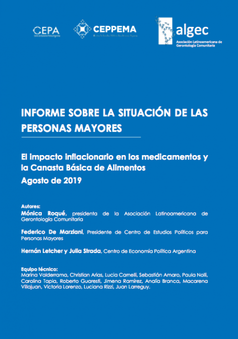 Informe sobre la situación de las personas mayores – agosto 2019