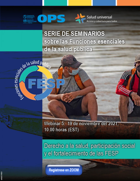 Webinar: Derecho a la Salud, participación social, y el fortalecimiento de las FESP