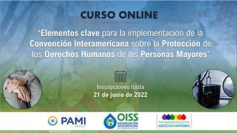 Curso sobre “Elementos clave para la implementación de la Convención Interamericana sobre la Protección de los Derechos Humanos de las Personas Mayores”