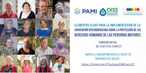 Curso virtual: Elementos Clave para la Implementación de la Convención Interamericana sobre la Protección de los Derechos Humanos de las Personas Mayores