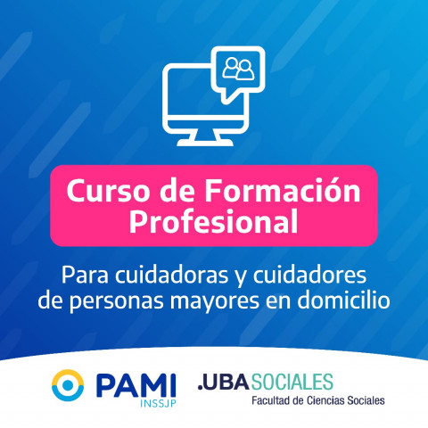 Curso de formación profesional para cuidadoras y cuidadores de personas mayores en domicilio